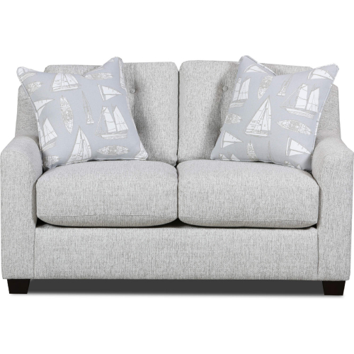 Elliott 73" Full Sleep Sofa in Light Gray Chenille Fabric